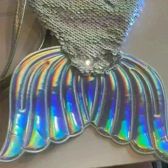 Mermaid fin  kids purse - Picture 2 of 6